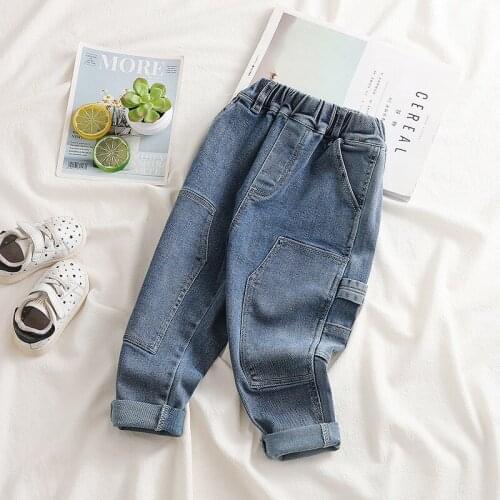 Spring Girls Jeans Baby Kids Jeans for Children Boys Girls Thin Denim Pants Toddler Pants Girls Kids Pants for Boy Girl 3-8Y
