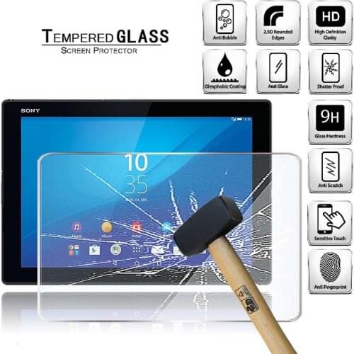 Tablet Tempered Glass Screen Protector Cover for Sony Xperia Z4 Tablet 10.1" Tablet Computer Anti-Scratch Explosion-Proof Screen
