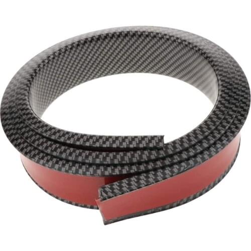 1.5m Soft Car Fender Flare Extension Wheel Eyebrow Protector Strip Automobile Auto Wheel-Arch Trim Car Decorative Strip -4.5cm