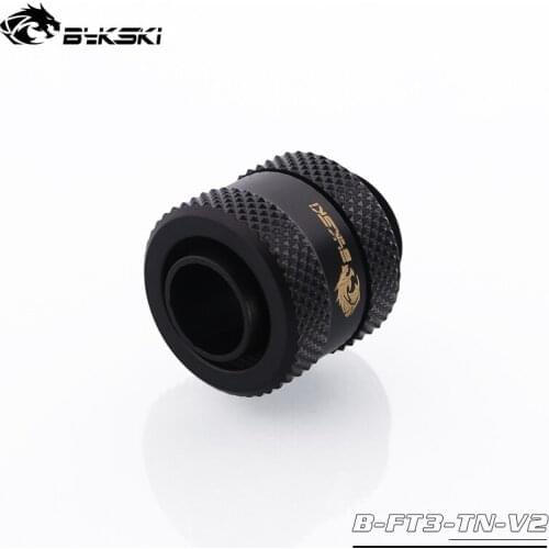 2 Bykski 10X13mm Hose Fittings, G1 / 4 "Hose Manual Compression Fitting, Water Cooling Fitting B-FT3-TN-V2