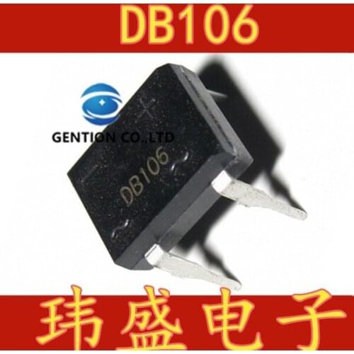50PCS DB106 DIP-4 1 a/600 v bridge rectifier bridge pile of SEP in stock 100% new and original