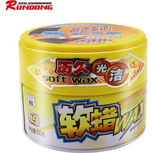 Baushuili soft wax automobile maintenance wax polishing decontamination and color protection soft wax 300g B 1718