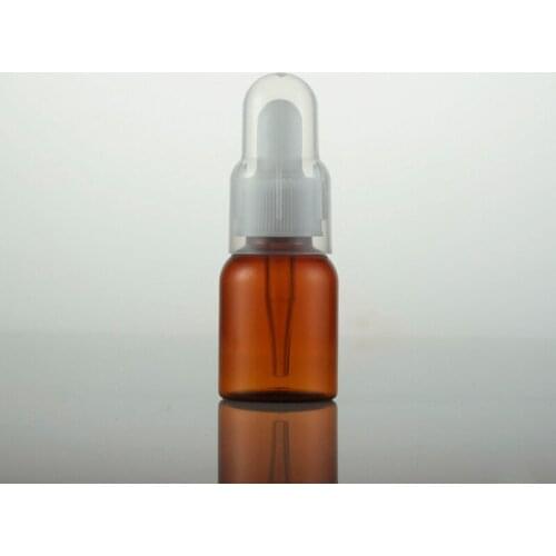 100PCS / LOT 25 mL plastic oil bottles , PET perfume bottle dropper , empty cosmetic containers