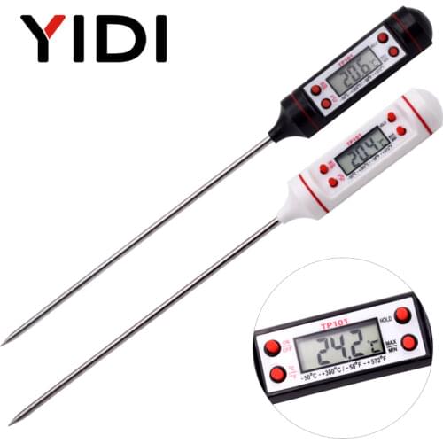 Pen-Type Digital BBQ Meat Thermometer Cooking Food Kitchen Water Milk Oil Liquid Oven Temperaure Sensor Meter Probe Thermocouple