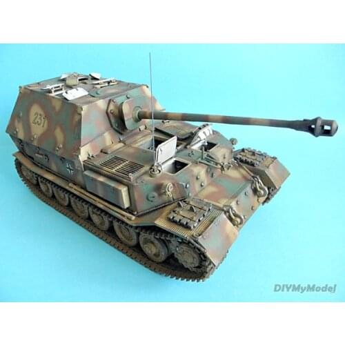 DIYMyModeI World War II German Ferdinand elephant tank DIY Handcraft Paper Model KIT Handmade Toy Puzzles Gift Movie props