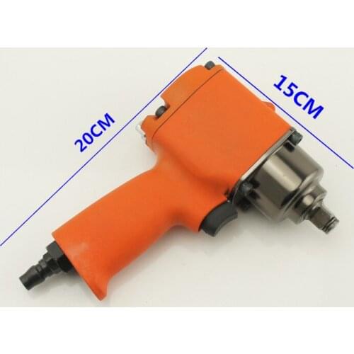 1/2 Inch Air Wrench Mini Pneumatic Wrench Double Hammer Strike Structure 600N.m Positive and Negative Torque