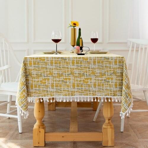 Jimmy Room Linen Tablecloths On The Table