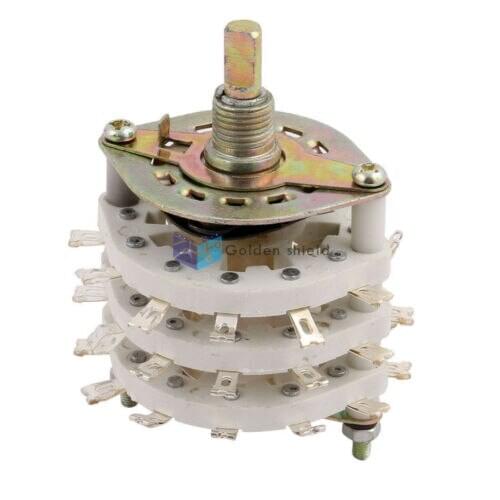 KCT3X11 3 Pole 11 Position Three Decks 36 Terminal Band Channael Rotary Switch