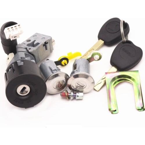1 set Lock cylinder kit with key for Chinese GEELY PANDA GX2 Auto car motor parts