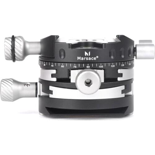 Marsace DW-4 wheel assembly mount UNC3/8" Arca-Swiss dovetail specifications ballhead 360 degree rotating panoramic head