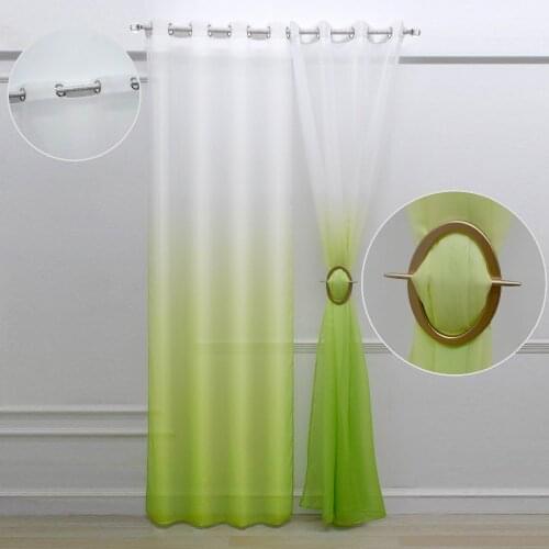 Fashion Tulle 3d Printed voile curtain for bed room living room hotel widow and kitchen curtain