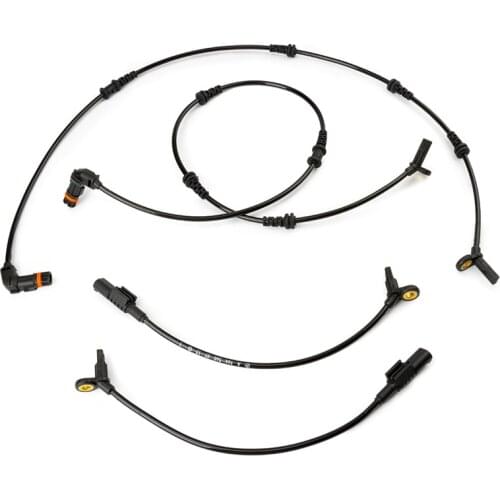 Set of 4 - Front Rear ABS Wheel Speed Sensor for Mercedes Benz W164 GL ML320 ML350 Replace 1645400717 1645400917 ALS365 ABS267