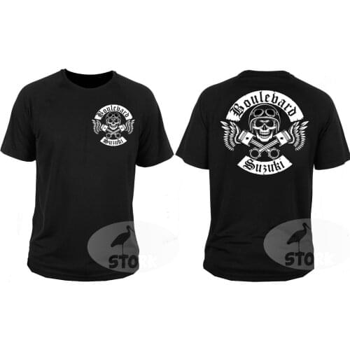 New Fashion T Shirt T-shirt Boulevard Cruiser Chopper Motorcycle Rockers Motorcycle Mens T-shirt