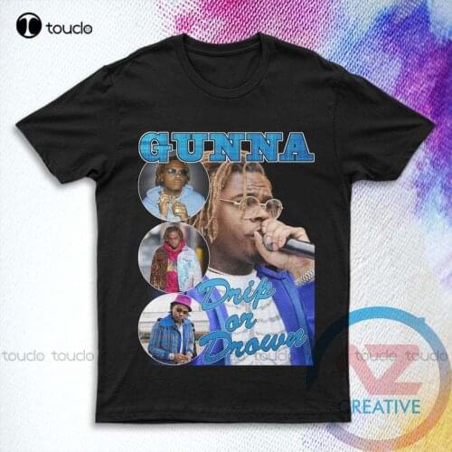 New Gunna Drip Or Drown Shirt | Short-Sleeve Unisex Vintage Style T-Shirt | Bootleg Rap Tee Tee Shirt Unisex
