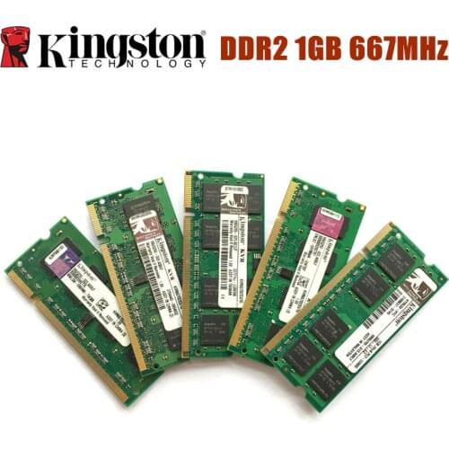 Kingston 2GB (2pcsX1GB) 667MHz SODIMM DDR2 Laptop Memory 1G 667 MHZ Notebook Module SODIMM RAM