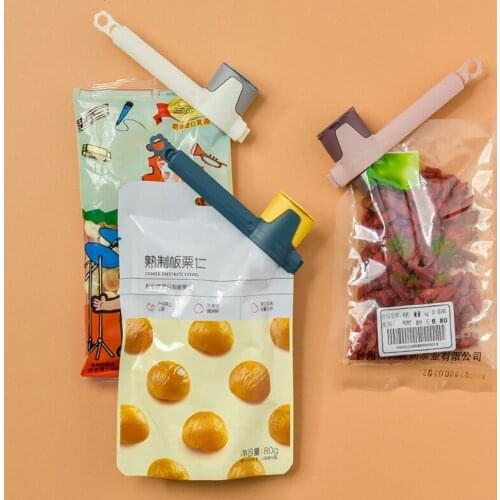 Plastic Bag Sealer Seal Pour Food Storage Bag Clip Food Sealing Clip Effect Clamp Kitchen