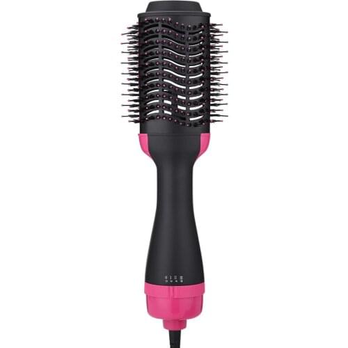 Professional Hair Dryer Brush 2 In 1 Hair Straightener Curler Comb Electric Blow Dryer With Comb Hair Brush Roller Styler 1000W