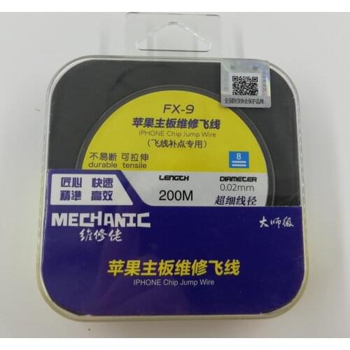 MECHANIC FX-9 200M Mobile Phone Motherboard Maintenance Fly line PCB Board Repairing Link Wire 0.01/0.02mm Pure Copper Wire
