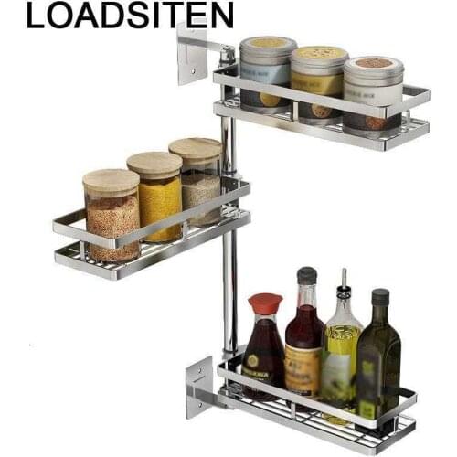 Platos Sink Cosas De Keuken Pantry Fridge Stainless Steel Rotate Cozinha Cocina Organizador Cuisine Rack Kitchen Organizer