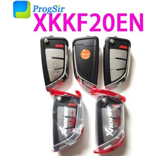 VVDI Remote Control XKKF20EN 3+1 Button Wire Type Remote