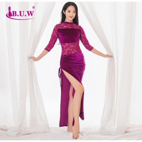 New woman Bellydance Costume dress Hot Sale Women Belly Dance dress Performance Wear Long dress 9008