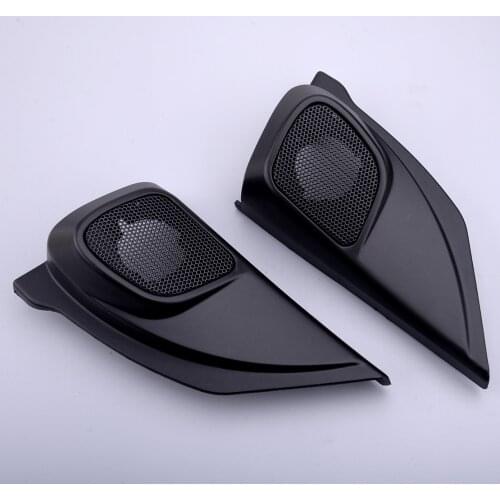 1 Pair Door Tweeters Speakers Panel Cover Trim ABS Black Fit for Honda CRV CR-V 2012 2013 2014 2015