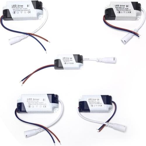 1PC 1-3W/4-7W/8-12W/12-18W/18-24W New Transformer LED Driver Power Supply LED Light Lamp Driver