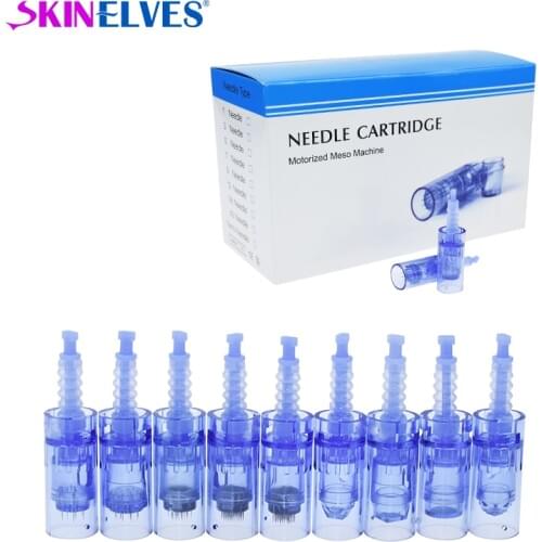 30pcs Dr.pen A6 Needle Cartridge Bayonet Derma Pen Micro Tattoo Needles Tip Replacement 9/12/36/42/nano Pin Microneedle