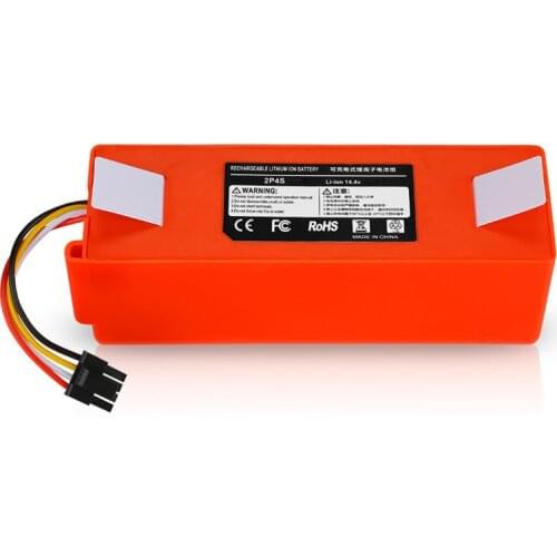 Hot 6500mAh 14.4V li-ion Battery Vacuum Cleaner accessories for xiaomi mi robot Robotics cleaner roborock S50 S51 T4 T6 parts