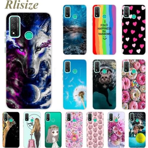 P smart 2020 Case Fexible Clear Silicone Cover For Huawei P Smart 2020 Case 6.21'' Soft Slim Fundas For Huawei Psmart 2020 Coque