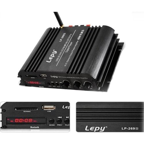LP-269S Lepy Digital Player HIFI Stereo Audio Power 2CH 45W Home Multimedia Support SD USB FM MP3 DVD without adaptor Bluetooth