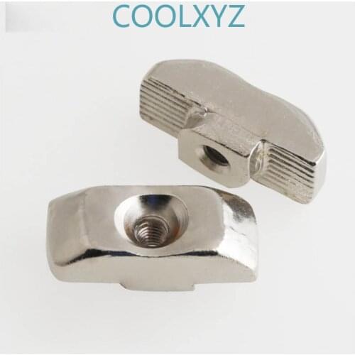 T / T nut 20 / 30 / 40 / 45 European standard special aluminum type nut ship type hammer m3m4m5m6m8 25Pcs