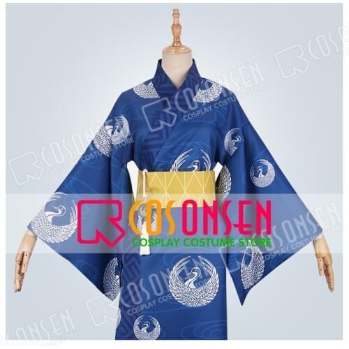Touken Ranbu x Oedo Onsen Tsurumaru Kuninaga Yukata Cosplay Costume COSPLAYONSEN All Sizes