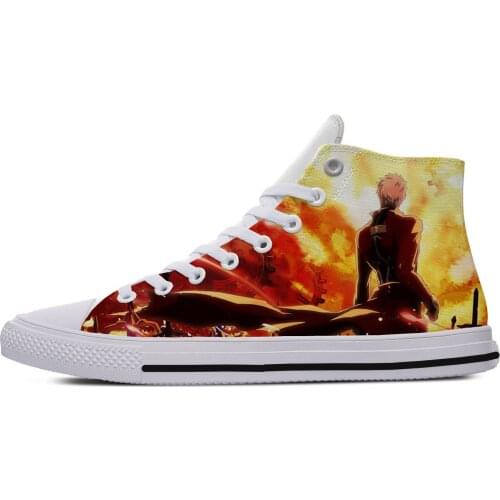 2019 Hot Cool Fashion Funny High Quality Summer Sneakers Handiness Casual Shoes For Men Women 3D Print Anime Fate Stay Night