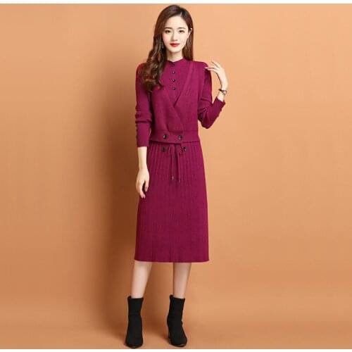 Lihahafang Fashionable Knitted Dresses