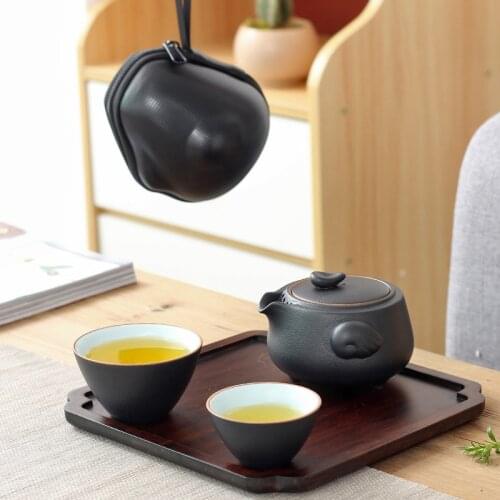 Express Cup Set Travel Portable Biyifei Travel Tea Set A Pot of Two Cups Kungfu Tea Set Chinese Tea Set Travel Tea Set Gaiwan