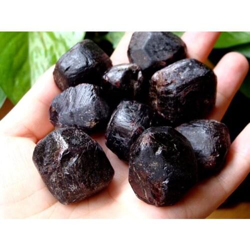 Wholesale Natural Big Garnet Rough stone Quartz Tumbled Loose Gemstone