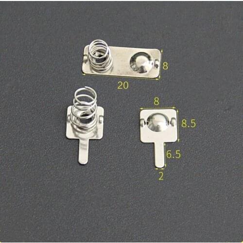 50PCS Wholesale Custom AAA Battery Spring Contact, Spring Terminal Connector