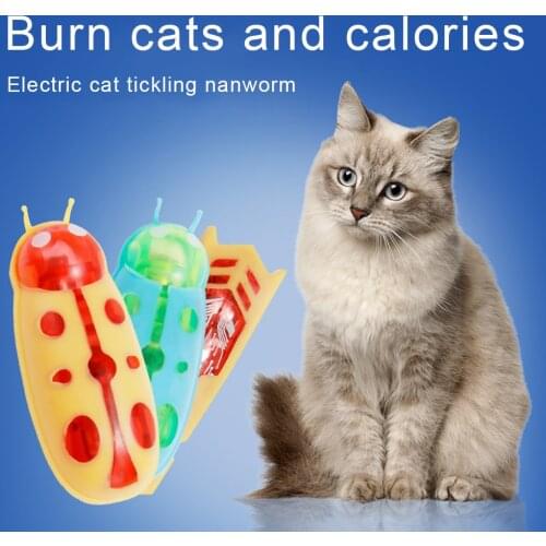 LED Light Creature Electronic Ladybug Bug Robot Cat Dog Kitten Puppy Pets Toy Children Joke Amazing Insect Toys Supply