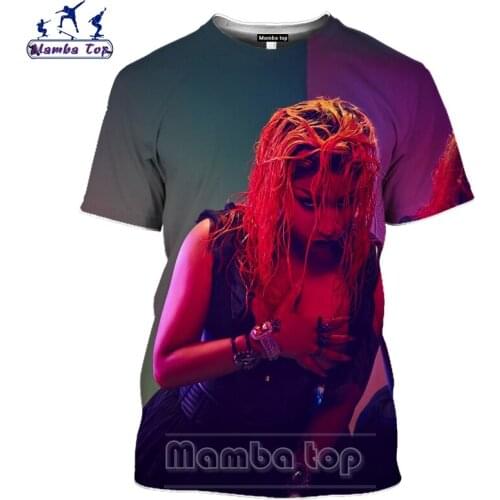 Mamba top Mens T-shirts 3D Print Singer Nicki Minaj T Shirt Sexy Bikini Hentai Fashion Men Tshirt Beach Casual Women Sportswear
