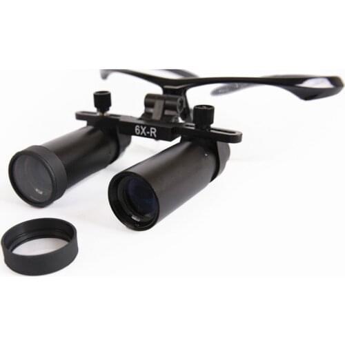High Quality Sport Frame 6.0X-R Medical Magnifying Glasses Binocular Magnifier Dental Surgical Loupes 3 Color Option