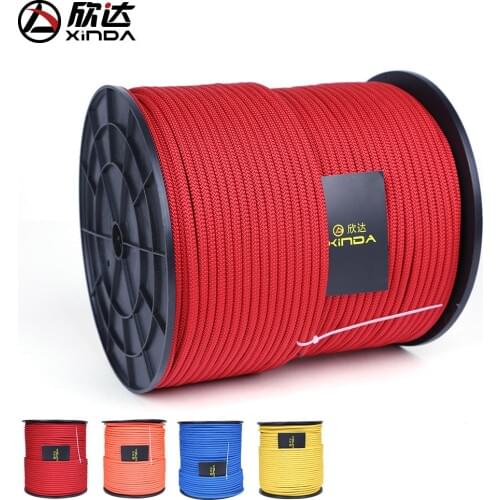 XINDA 2017 outdoor static 6mm climbing auxiliary rope climbing rope grab rope umbrella Survival Kit Climbing rope