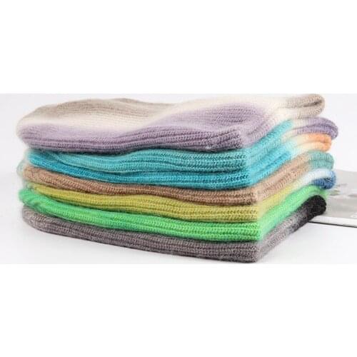 VISROVER 7 Colors New Colorful Rabbit fur Woman Winter Hat Soft Autumn Cap Best Matched Cashmere Woman Warm Skullies Beanie Gift