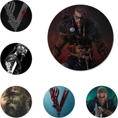 American TV show vikings Badge Brooch Pin Accessories For Clothes Backpack Decoration gift
