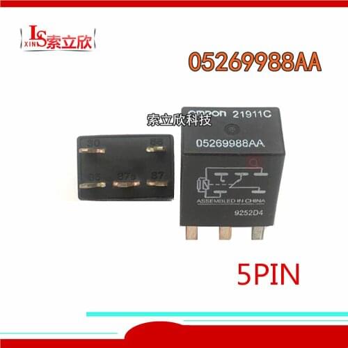 10PCS/lot 100%Original Automobile relay 05269988AA General to HFV9 12V 5PIN 21911C Auto Fuse Box Relay