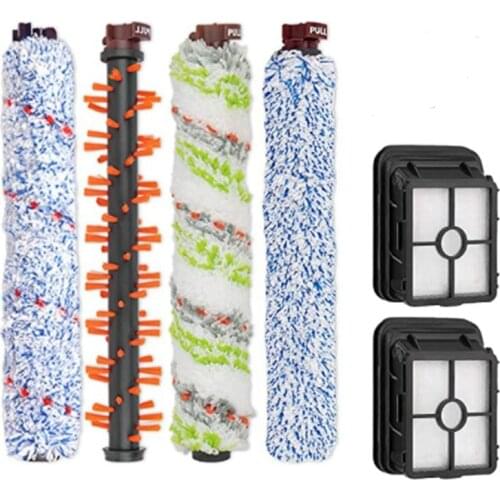 1868 Roller Brush & 1866 Hepa Filter for Bissell Crosswave 1785 Series 17132 Robot Vacuum Cleaner Spare Parts 1608683