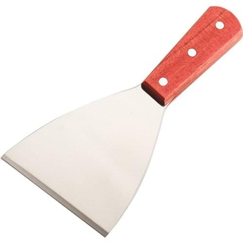 Stainless Steel Griddle Accessory Tool Griddle Spatula Hamburger Turner Scraper Pancake Flipper Great For BBQ Grill