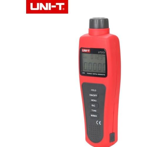 UNI-T UT372 No-contact Tachometers USB Interface 10-99999 RPM Speed Monitor LCD Display