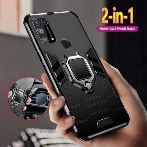 Case For Samsung Galaxy M11 M21 M31 M51 M31S M01 Core M10 M20 M30 M40 M30S Armor Shock Proof Magnetic Phone Cover Coque