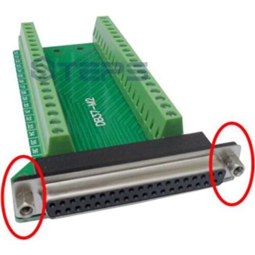 DB37 female 37 pin no need welding adapter plate parallel port DR37 breakout board